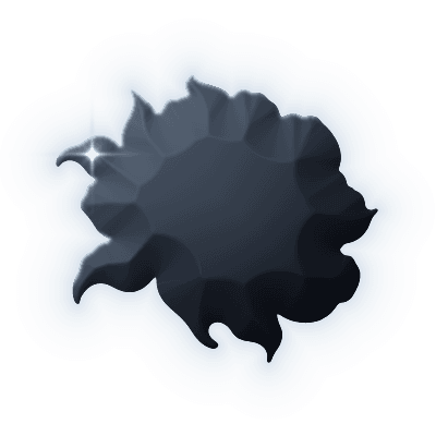 Silhouette of Carved Peony Brooch