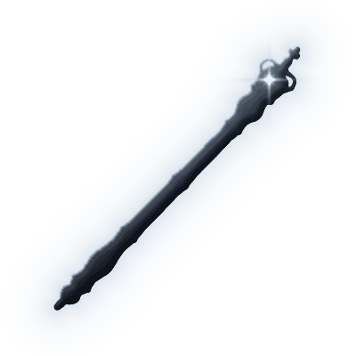 Silhouette of Crystal Sceptre