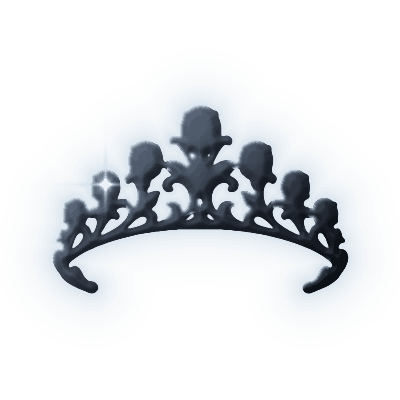 Silhouette of Violet Dusk Tiara