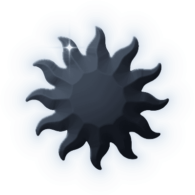 Silhouette of Sunharvest Brooch