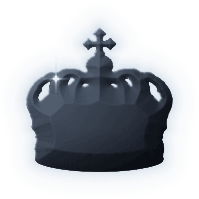 Silhouette of Queen of Norway's Crown
