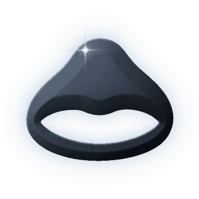 Silhouette of Highland Mist Ring