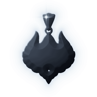 Silhouette of Mist Dove Pendant