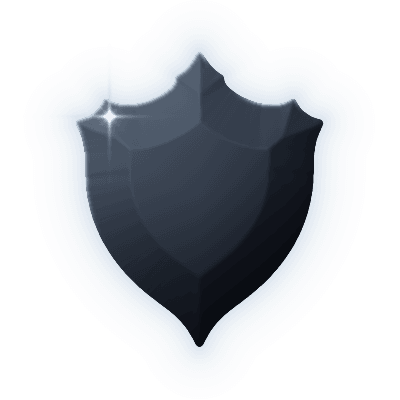 Silhouette of Ember Guard Brooch