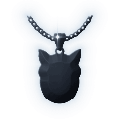 Silhouette of Spotted Huntress Pendant