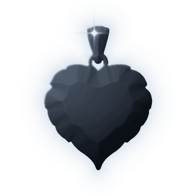 Silhouette of Fortune's Leaf Pendant