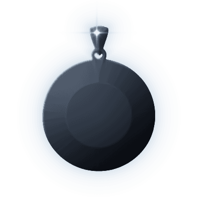 Silhouette of Night Sky Locket