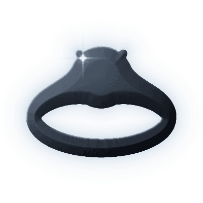 Silhouette of Ghost Garden Ring