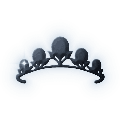 Silhouette of Echo Layers Tiara