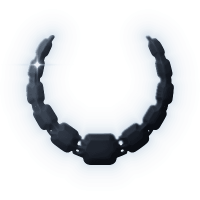 Silhouette of Star Needle Collar