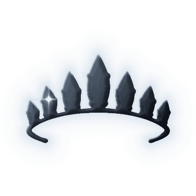 Silhouette of Shadow Quill Tiara