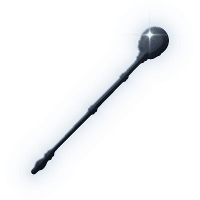 Silhouette of Actinolite Sceptre