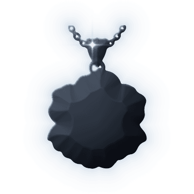 Silhouette of Iron Rose Pendant