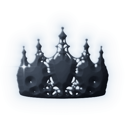 Silhouette of Spider Queen's Crown