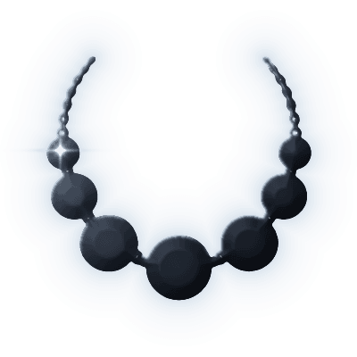 Silhouette of Amber Tide Necklace