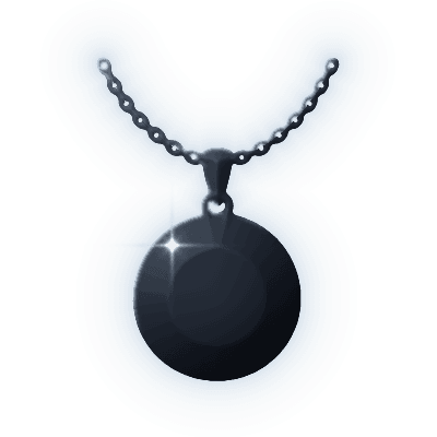 Silhouette of Web of Dawn Necklace