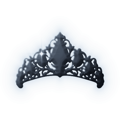 Silhouette of Lacework Tiara