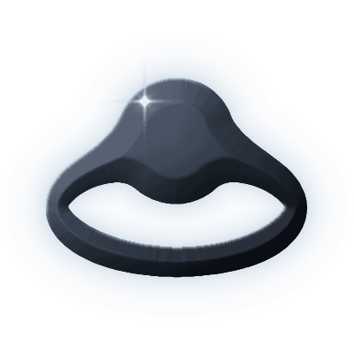 Silhouette of Selene Ring