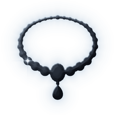 Silhouette of Ceylon Moon Collar