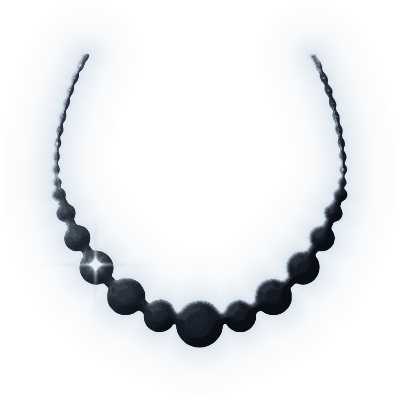 Silhouette of Northern Lights Necklace