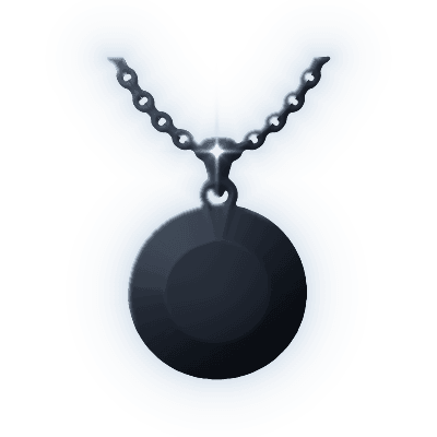 Silhouette of Sundial Pendant