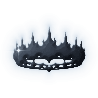 Silhouette of Volcano Crown