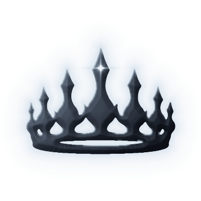 Silhouette of Winter Crown