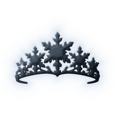 Silhouette of Winter Night Tiara