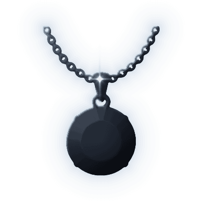 Silhouette of Ember Heart Pendant