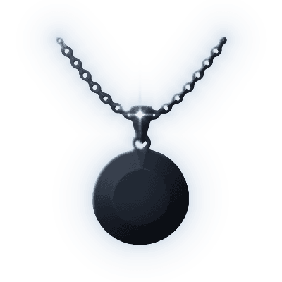 Silhouette of Sun Halo Pendant