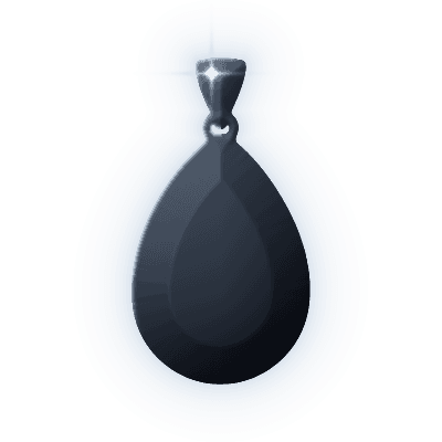 Silhouette of Golden Sheen Pendant