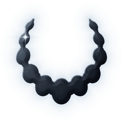 Silhouette of Gilded Night Collar