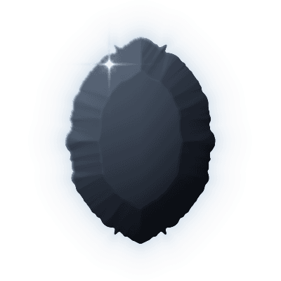 Silhouette of Orbicular Sea Brooch