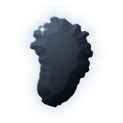 Silhouette of Jadeite Cabbage