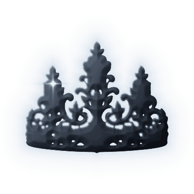 Silhouette of Brazilian Aquamarine Tiara