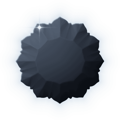 Silhouette of Water Sapphire Brooch