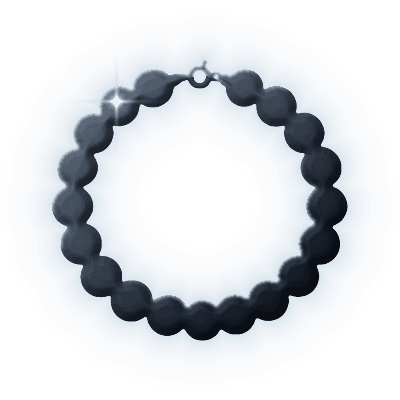 Silhouette of Lepidolite Calm Bracelet
