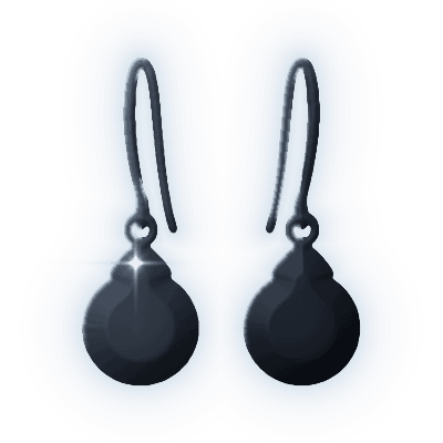 Silhouette of Kunzite Drop Earrings