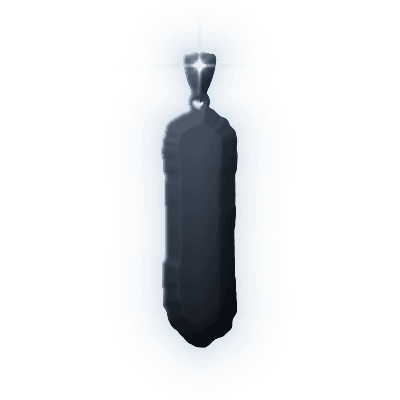 Silhouette of Schorl Crystal Pendant