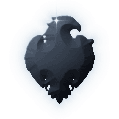 Silhouette of Orlets Eagle Brooch