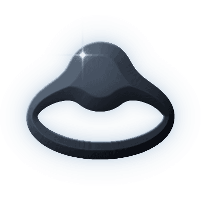 Silhouette of Rhodonite Cameo Ring