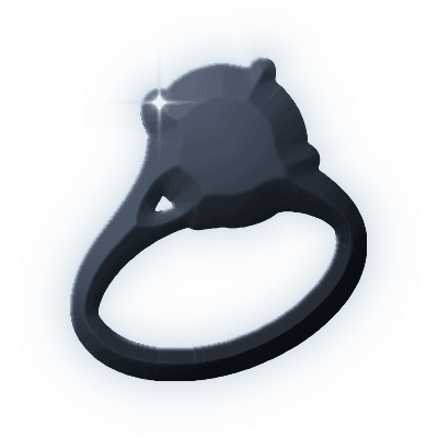 Silhouette of Siberian Twilight Ring