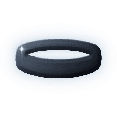 Silhouette of Lilac Swirl Bangle