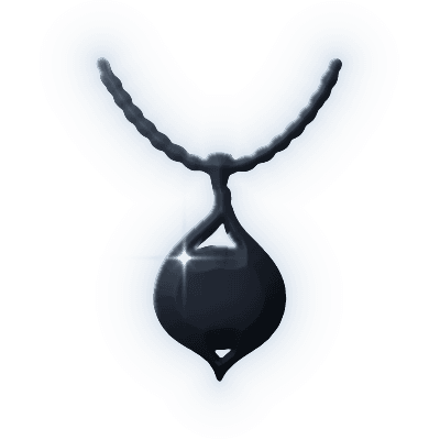 Silhouette of Desert Flame Pendant