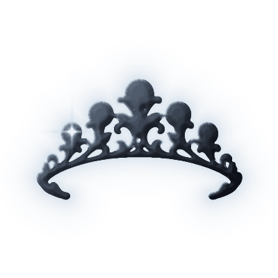Silhouette of Seraph Halo Tiara
