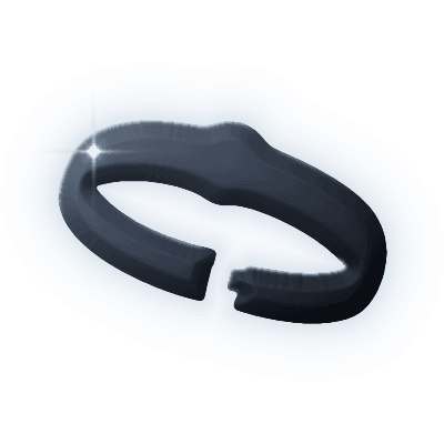 Silhouette of Woven Fibre Bangle