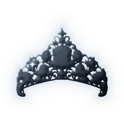Silhouette of Denim Dusk Tiara