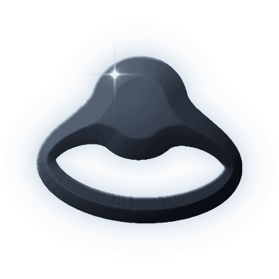 Silhouette of Speckled Ring