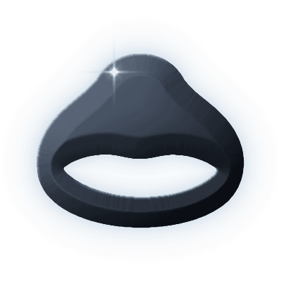 Silhouette of Bronze Guard Ring