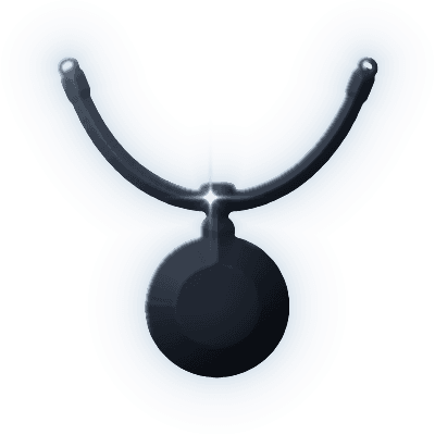 Silhouette of Warrior's Pendant